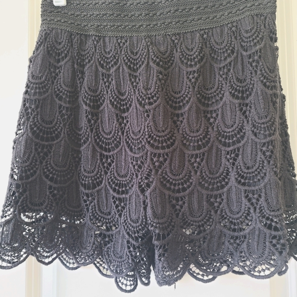 Black Lace shorts
